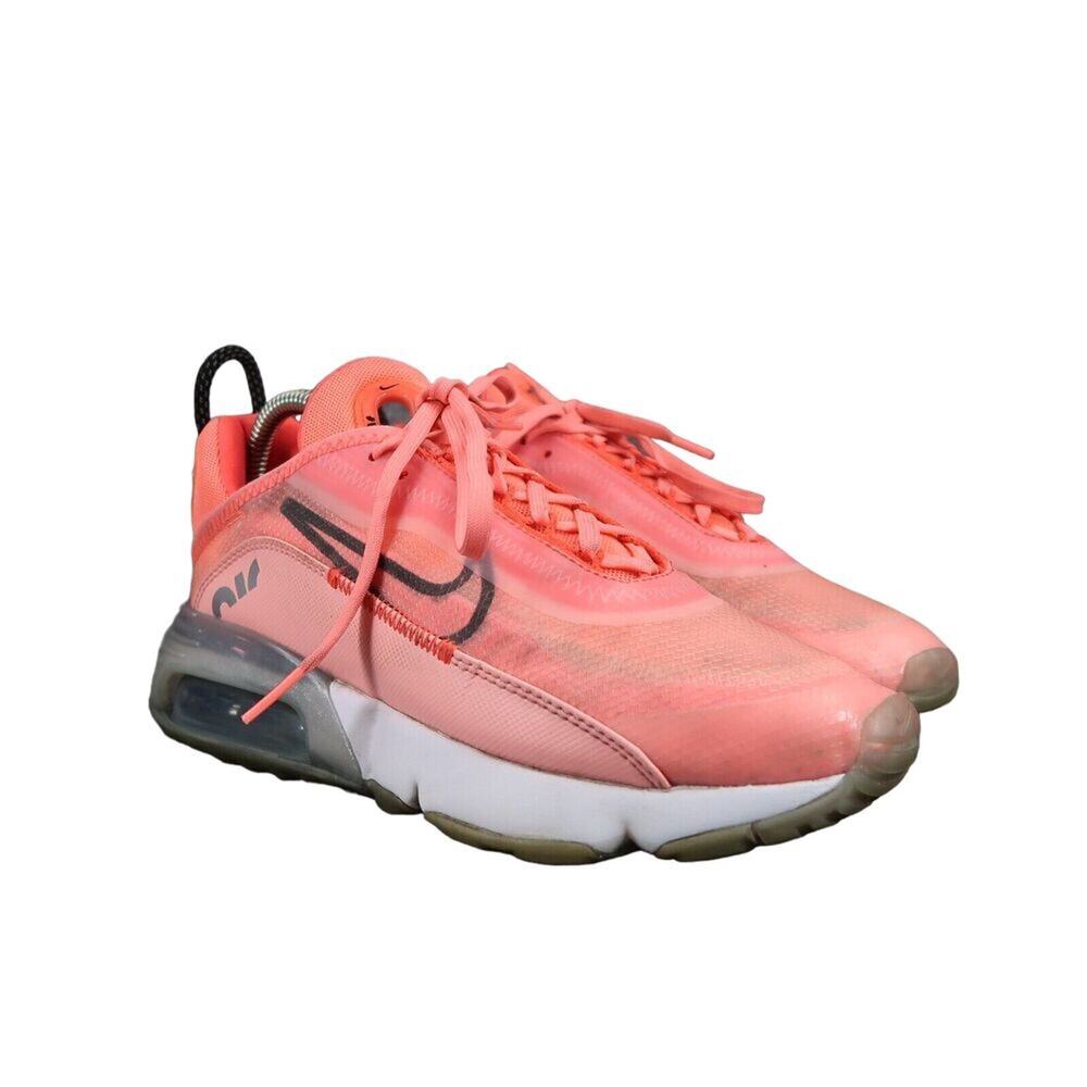 Nike Shoes Womens 7.5 Athletic Trainers Air Max 2090 Sneakers Running Lava Glow